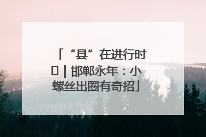 “县”在进行时⑬｜邯郸永年：小螺丝出圈有奇招