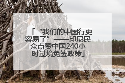 “我们的中国行更容易了”——印尼民众点赞中国240小时过境免签政策