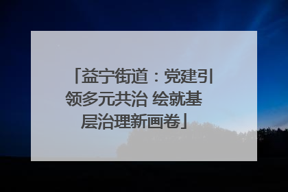益宁街道：党建引领多元共治 绘就基层治理新画卷