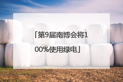 第9届南博会将100%使用绿电