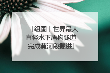 组图丨世界最大直径水下盾构隧道完成黄河段掘进