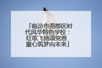 临汾市尧都区时代风华特色学校：红歌飞扬颂党恩 童心筑梦向未来