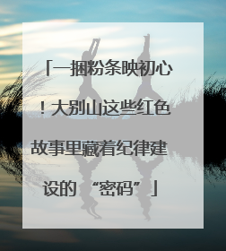 一捆粉条映初心！大别山这些红色故事里藏着纪律建设的 “密码”