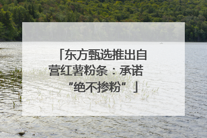 东方甄选推出自营红薯粉条：承诺“绝不掺粉”