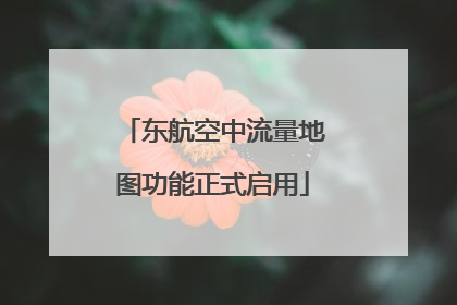 东航空中流量地图功能正式启用