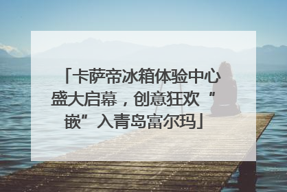 卡萨帝冰箱体验中心盛大启幕，创意狂欢“嵌”入青岛富尔玛