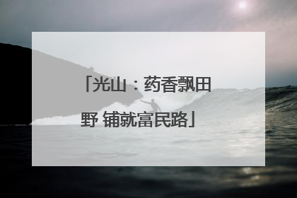 光山：药香飘田野 铺就富民路