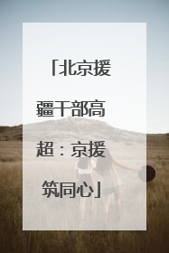 北京援疆干部高超：京援筑同心