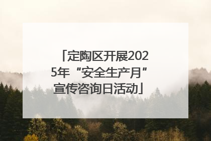 定陶区开展2025年“安全生产月”宣传咨询日活动