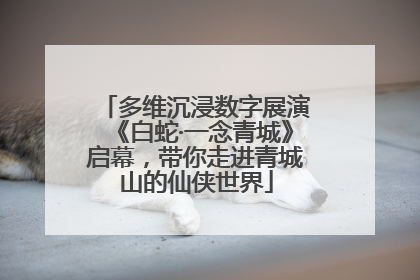 多维沉浸数字展演《白蛇·一念青城》启幕，带你走进青城山的仙侠世界