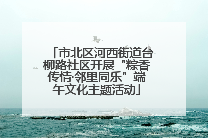 市北区河西街道台柳路社区开展“粽香传情·邻里同乐”端午文化主题活动