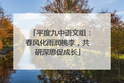 平度九中语文组：春风化雨润桃李，共研深思促成长