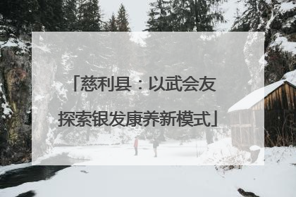 慈利县：以武会友 探索银发康养新模式