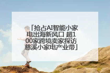 抢占AI智能小家电出海新风口 超100家跨境卖家探访慈溪小家电产业带