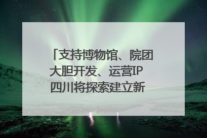 支持博物馆、院团大胆开发、运营IP 四川将探索建立新的收入分配激励机制｜新闻发布最前线