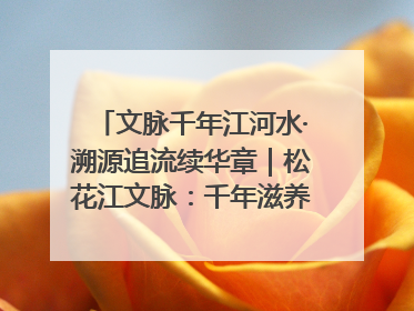 文脉千年江河水·溯源追流续华章｜松花江文脉：千年滋养，奔涌不息