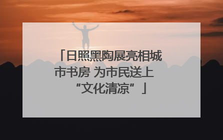 日照黑陶展亮相城市书房 为市民送上“文化清凉”