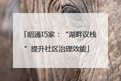 昭通巧家：“湖畔议栈”提升社区治理效能