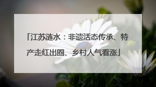 江苏涟水：非遗活态传承、特产走红出圈、乡村人气看涨