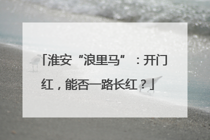 淮安“浪里马”：开门红，能否一路长红？