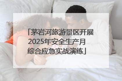 茅岩河旅游景区开展2025年安全生产月综合应急实战演练