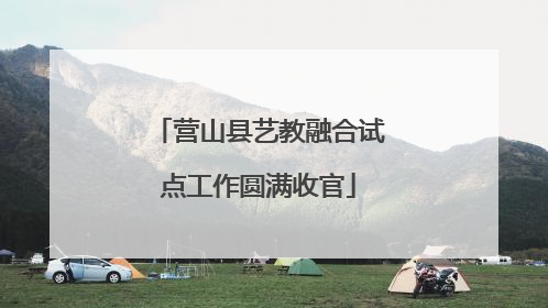 营山县艺教融合试点工作圆满收官