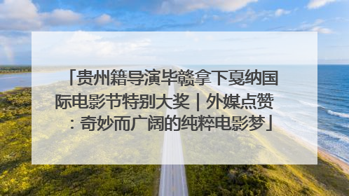 贵州籍导演毕赣拿下戛纳国际电影节特别大奖｜外媒点赞：奇妙而广阔的纯粹电影梦