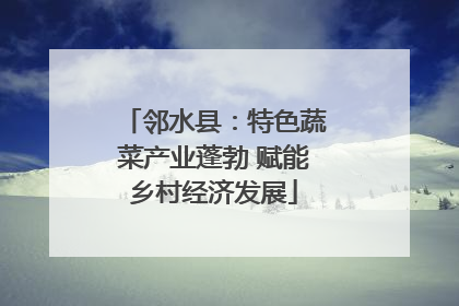 邻水县：特色蔬菜产业蓬勃 赋能乡村经济发展
