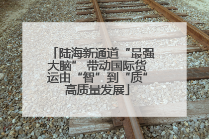 陆海新通道“最强大脑” 带动国际货运由“智”到“质”高质量发展