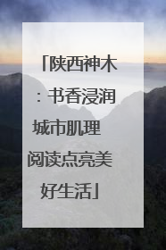 陕西神木：书香浸润城市肌理 阅读点亮美好生活