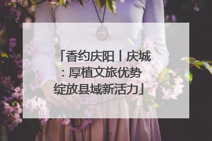 香约庆阳丨庆城：厚植文旅优势 绽放县域新活力