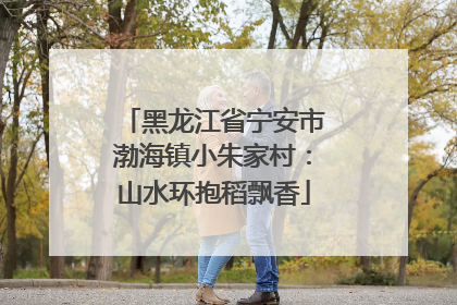 黑龙江省宁安市渤海镇小朱家村：山水环抱稻飘香