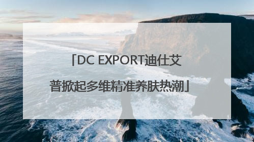 DC EXPORT迪仕艾普掀起多维精准养肤热潮
